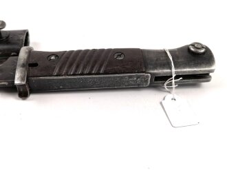 Seitengewehr M84/98 für K98 der Wehrmach, getragenes Stück