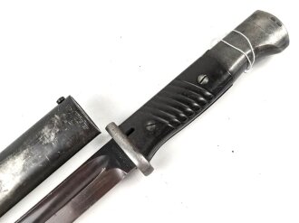 Seitengewehr M84/98 für K98 der Wehrmach, getragenes Stück