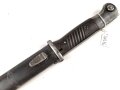 Seitengewehr M84/98 für K98 der Wehrmach, getragenes Stück