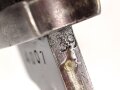 Seitengewehr M84/98 für K98 der Wehrmach, getragenes Stück
