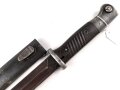 Seitengewehr M84/98 für K98 der Wehrmach, getragenes Stück