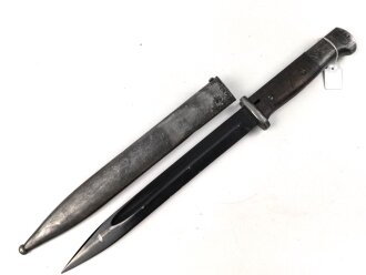 Seitengewehr M84/98 für K98 der Wehrmach, getragenes Stück