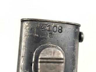 Seitengewehr M84/98 für K98 der Wehrmach, getragenes Stück