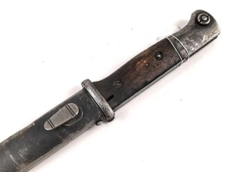 Seitengewehr M84/98 für K98 der Wehrmach, getragenes Stück