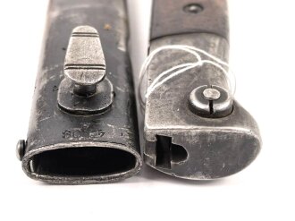 Seitengewehr M84/98 für K98 der Wehrmach, getragenes Stück