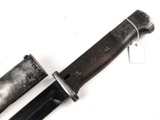 Seitengewehr M84/98 für K98 der Wehrmach, getragenes Stück