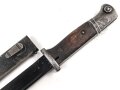 Seitengewehr M84/98 für K98 der Wehrmach, getragenes Stück