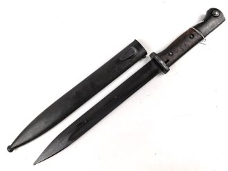 Seitengewehr M84/98 für K98 der Wehrmach, getragenes Stück