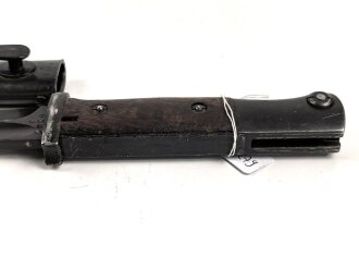 Seitengewehr M84/98 für K98 der Wehrmach, getragenes Stück