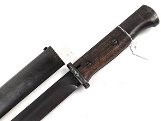 Seitengewehr M84/98 für K98 der Wehrmach, getragenes Stück