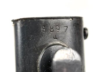 Seitengewehr M84/98 für K98 der Wehrmach, getragenes Stück