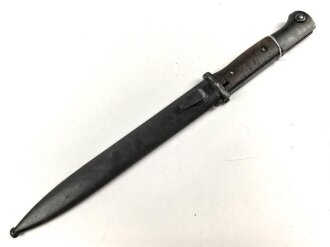 Seitengewehr M84/98 für K98 der Wehrmach, getragenes Stück