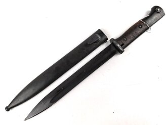 Seitengewehr M84/98 für K98 der Wehrmach, getragenes Stück