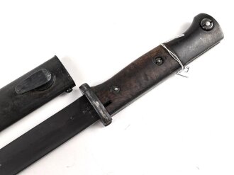 Seitengewehr M84/98 für K98 der Wehrmach, getragenes Stück