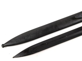 Seitengewehr M84/98 für K98 der Wehrmach, getragenes Stück