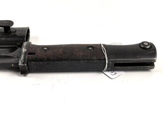 Seitengewehr M84/98 für K98 der Wehrmach, getragenes Stück