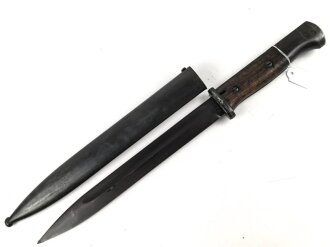 Seitengewehr M84/98 für K98 der Wehrmach, getragenes Stück