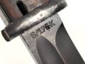 Seitengewehr M84/98 für K98 der Wehrmach, getragenes Stück