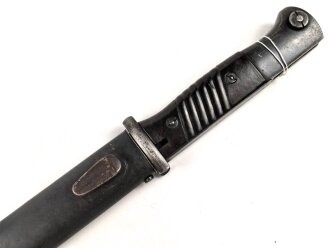 Seitengewehr M84/98 für K98 der Wehrmach, getragenes Stück