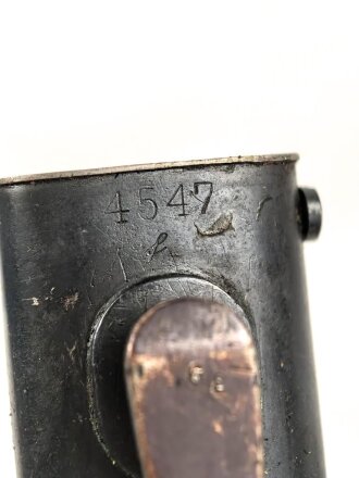 Seitengewehr M84/98 für K98 der Wehrmach, getragenes Stück