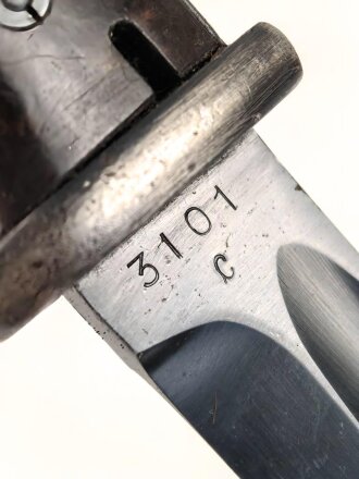 Seitengewehr M84/98 für K98 der Wehrmach, getragenes Stück