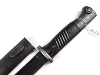 Seitengewehr M84/98 für K98 der Wehrmach, getragenes Stück