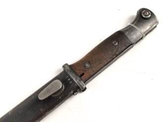 Seitengewehr M84/98 für K98 der Wehrmach, getragenes Stück