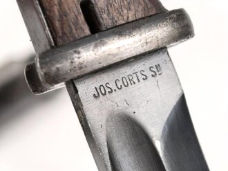 Seitengewehr M84/98 für K98 der Wehrmach, getragenes Stück