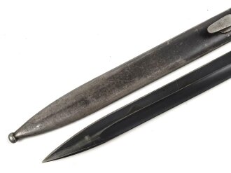 Seitengewehr M84/98 für K98 der Wehrmach, getragenes Stück