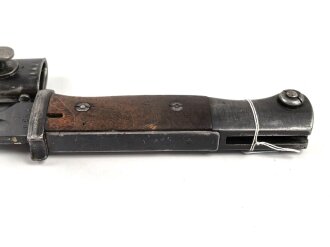 Seitengewehr M84/98 für K98 der Wehrmach, getragenes Stück