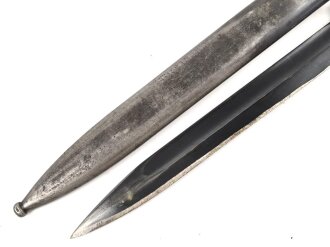 Seitengewehr M84/98 für K98 der Wehrmach, getragenes Stück