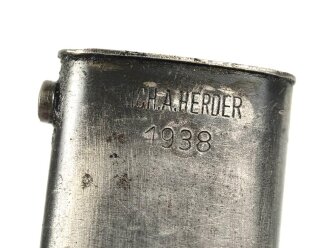 Seitengewehr M84/98 für K98 der Wehrmach, getragenes Stück