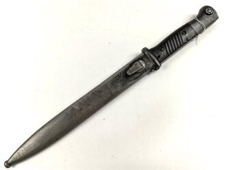 Seitengewehr M84/98 für K98 der Wehrmach, getragenes...