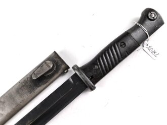 Seitengewehr M84/98 für K98 der Wehrmach, getragenes Stück
