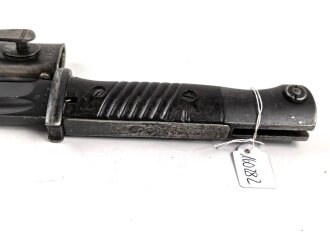 Seitengewehr M84/98 für K98 der Wehrmach, getragenes Stück