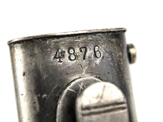 Seitengewehr M84/98 für K98 der Wehrmach, getragenes Stück