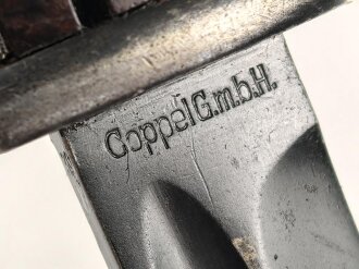 Seitengewehr M84/98 für K98 der Wehrmach, getragenes Stück