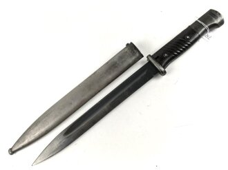 Seitengewehr M84/98 für K98 der Wehrmach, getragenes Stück