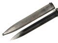 Seitengewehr M84/98 für K98 der Wehrmach, getragenes Stück