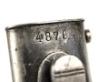 Seitengewehr M84/98 für K98 der Wehrmach, getragenes Stück
