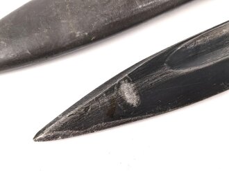 Seitengewehr M84/98 für K98 der Wehrmach, getragenes Stück, Klinge auf 24 cm gekürzt