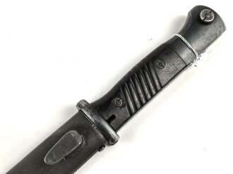 Seitengewehr M84/98 für K98 der Wehrmach, getragenes Stück