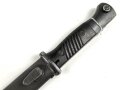 Seitengewehr M84/98 für K98 der Wehrmach, getragenes Stück, Klinge auf 24 cm gekürzt