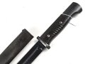 Seitengewehr M84/98 für K98 der Wehrmach, getragenes Stück, Klinge auf 24 cm gekürzt