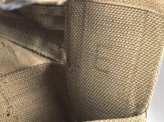 British 1944 dated Vickers magazine pouches. Unused