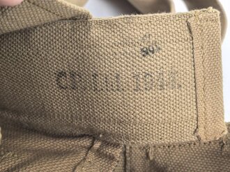 British 1944 dated Vickers magazine pouches. Unused