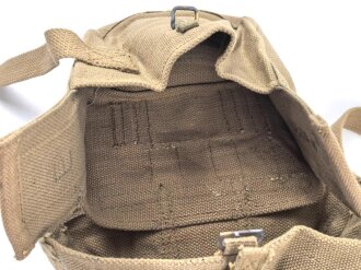 British 1944 dated Vickers magazine pouches. Unused