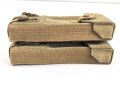 British WWII ? , P37 Thompson pouch for 3 magazines. Matching pair, unused, no markings