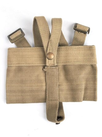 British Pattern 1940 Cavalry Web Equipment, waterbottle carrier, dated 1940, unused