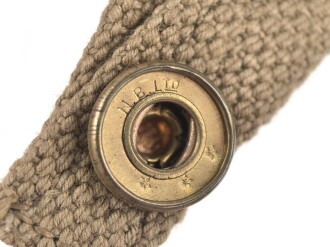 British Pattern 1940 Cavalry Web Equipment, waterbottle carrier, dated 1940, unused